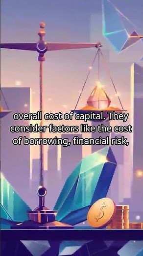 How do companies decide on their capital structure?