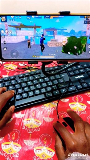 keyboard and mouse gameplay #freefire #shot #keyboard