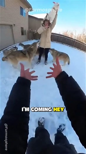 He saved the bunny from Wolves! #shorts