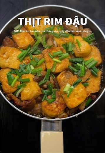 Thịt rim đậu ngon ngon 🥄 #homecooking #cooking #nauancungtiktok #ancungtiktok #heyytomato