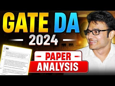GATE DA 2024 Paper Analysis | GATE 2024 | Ravindrababu Ravula