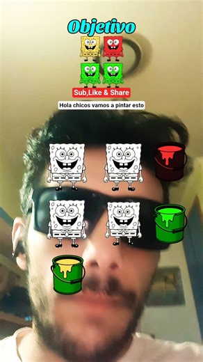 #spongebob #painting #tutorial #gaming #gif #viral #shorts