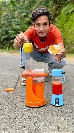 Hand Juicer Machine Vs USB Rechargeable 2 Fruit juicer mixer🧃