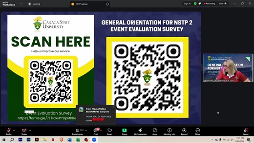 Ready to paddle with purpose this semester? Join us for the Virtual General Orientation for NSTP 2 (2nd Semester, A.Y. 2025–2026) of Caraga State University and get ready to serve, lead, and make waves in the community! | CSU-National Service Training Program