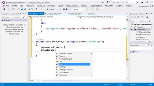 Contadores y Acumuladores - Programación en C#. Net con Visual Studio 2013 (14-25)