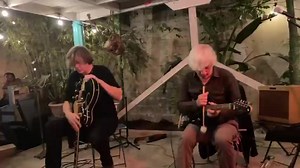 @temporary_instareject Thurston and Lee freak out at @centerforsubtropicalaffairs @artbasel @leeranaldo @thurstonmoore58 @sonicyouth_official @soniclife.archive #sonicyouth #thurstonmoore #leeranaldo | Thurston Moore