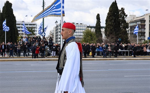 Η στρατιωτική παρέλαση για την 25η Μαρτίου 2026 στην Αθήνα