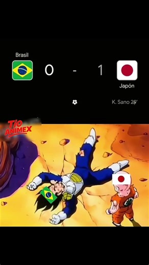 Brasil casi pierde pero Goku lo salva #dragonball #futbol #meme