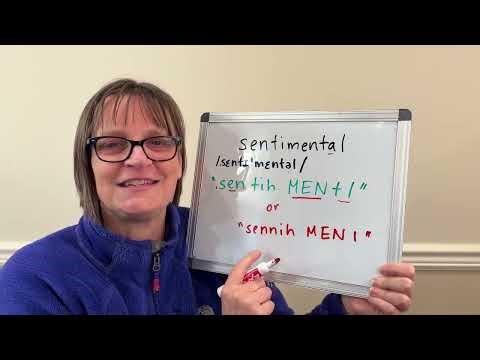 How to Pronounce Sentimental (2 Correct Ways)