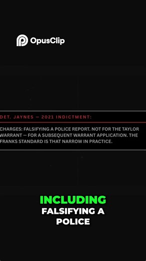 Detective Indicted for False Warrant What You Need to Know #shorts