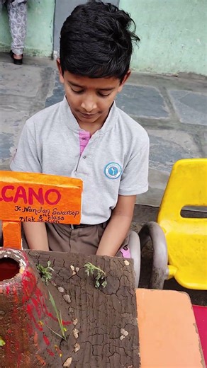 valcano working model for school project | science project for school #valcano #scienceproject #2026