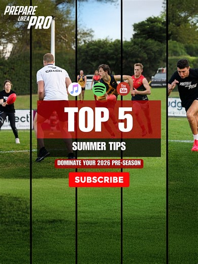 #160 - Top 5 Pre-Season Tips Every AFL Player Should Follow