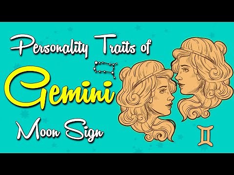 Personality Traits of GEMINI Moon Sign