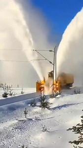 How Trains Deal With Snow ❄️🚆 Snow isn’t just cold — it’s a serious challenge for railways. Trains use snowplows, heated switches, powerful traction systems, and constant track monitoring to keep moving through icy conditions. Some locomotives are equipped with wedge-shaped plows to push snow aside, while rail networks heat critical points to prevent freezing. Drivers also reduce speed and rely on real-time signals to stay safe. It may look effortless, but behind every snowy train ride is a lot