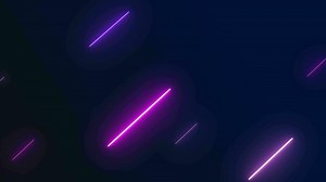 Download The looping movement of the neon lights is linear. background neon lines for free