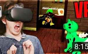 在VR里面玩Piggy.....