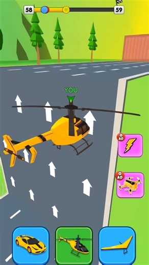 shape Evolution game 🚗#gaming #shorts