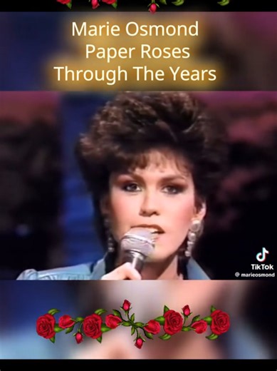 @Marie Osmond #throughtheyears #paperroses #70s #fyp #70smusic | Marie Osmond