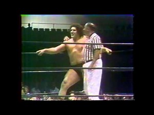 Baron Karl Von Cross and Ox Baker vs Andre The Giant and Dick The Bruiser WWA All Star Champions