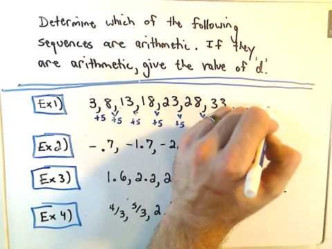 Quick Intro to Arithmetic Sequences
