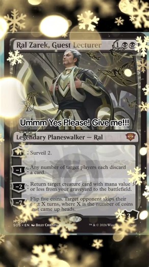 CARD OF THE DAY! RAL ZAREK, GUEST LECTURER!! MONO BLACKS NEW COMMANDER!! #MTG #ZERO #TCG #THE99 #fun