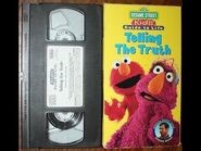 Sesame Street- Telling The Truth (1997 VHS)
