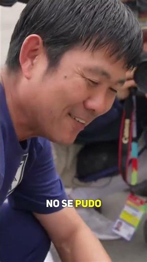Tierno momento del entrenador de Japón #mundial #japon