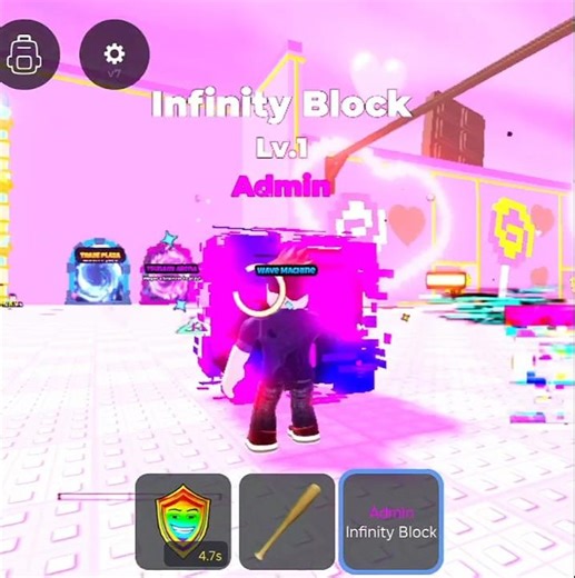 i found admin block, i am so lucky #roblox