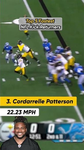 Top 5 Fastest NFL Kick Returners ⚡🏈 | BLINK AND IT’S GONE