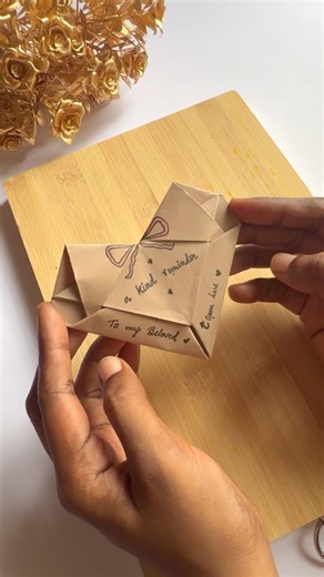 Adding handwritten notes for a sentimental touch 🤎 #diy #letters #handmadecraft #handwritten