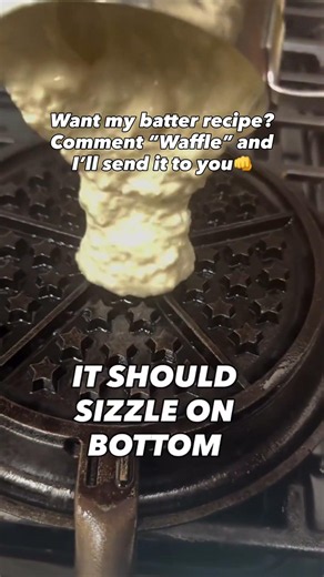 Stop Your Cast Iron Waffles from Sticking (Every Time!)