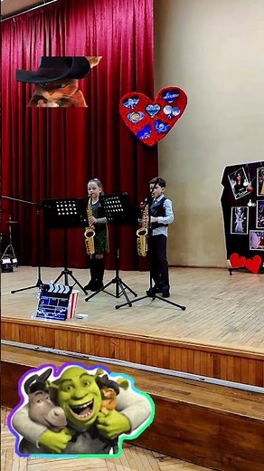 Hallelujah from Shrek 🎷🔥 Epic duet sax cover of the legendary Hallelujah by Leonard Cohen✨🎶 #лшм5