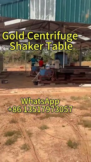 Gold Centrifugal Concentrator With Shaker Table