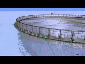 Fish Farming System in 3D