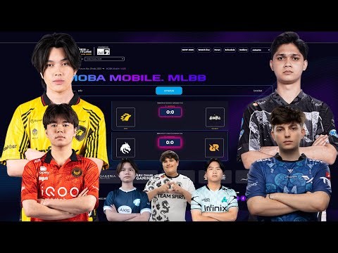 LIVE RRQ HOSHI vs TEAM SPIRIT | ONIC VS HOMEBOIS | Games Of The Future Mobile Legends