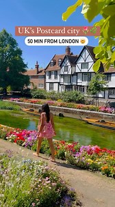 If you can’t get to Venice in Italy, why not head to Canterbury? 😍 Canterbury is a historic city located in Kent, England, renowned for its captivating blend of medieval architecture, rich heritage, and religious significance. The city’s focal point is the magnificent Canterbury Cathedral, an awe-inspiring structure with Gothic features and stunning stained glass windows 🪟 🎥 @shweta.wanders 📍 Canterbury #travel #travelgram #travelling #uk #uk_greatshots #uk_shots #visituk #uk_shooters #uk_ou