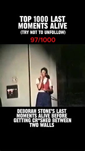 Last Moments Alive on Instagram: "Deborah Gail Stone, an 18-year-old hostess at Disneyland’s newly opened “America Sings” attraction, was killed on July 8, 1974 — just nine days after the show debuted. During one of the rotations, Stone stepped too close to the narrow channel separating a stationary wall from the moving theater wall. As the platform shifted into its next scene, she became trapped in the tightening gap and was fatally crushed before anyone could intervene. The tragedy led to imme