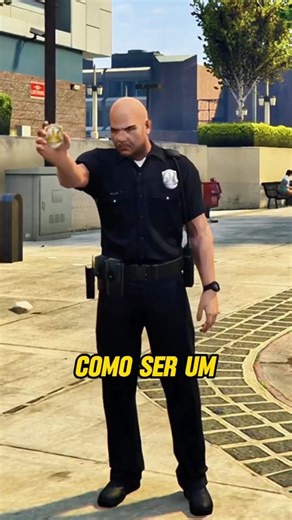HOW TO BE A POLICE OFFICER WITHOUT MODS 🚔 #gta5 #gta #police