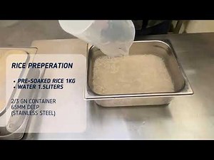 How-to cook Rice | Cook and Hold Steamer