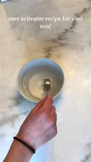 Easy activator recipe for you!