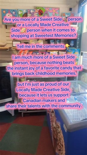 Sweetest Memories on Instagram: "✨ Sweet treats & locally made finds ✨ We’ve been busy stocking our favourites and planning what’s next. From candy you know and love to items made by local creators, there’s lots to explore online. 👉 Check out our website — link in bio #sweetestmemories #candystore #novascotia #shoplocalns"