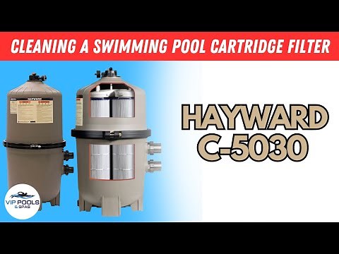 How To Clean a Hayward SwimClear C5030 Cartridge Filter/ Hayward Cartridge Filter Cleaning