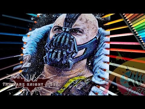 Drawing Bane from Batman The Dark Knight Rises / lookfishart