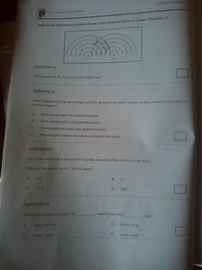 GR 12 PHYSICS ASSESSMENT 3Refer to the interference pattern s... | Filo