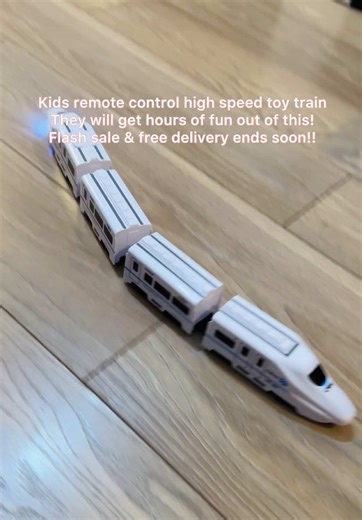 Kids remote control toy train with lights and sound. Makes a great gift idea for children, for both boys and girls. Flash sale and free delivery ends soon, don’t miss out! @PROMAX UK #tiktokmademebuyit #giftideas #toytrain #giftsforkids #remotecontroltoy