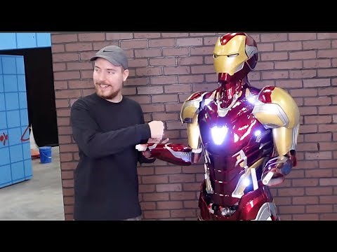 I Built MrBeast A Real Iron Man Suit