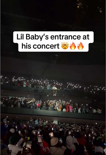 Lil Baby's Stunning Entrance at Birthday Bash Concert