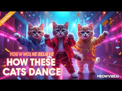 😹 Funny Cat Dance Compilation 2025 | Cute Cats Dancing Video