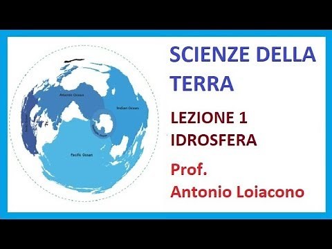SCIENZE DELLA TERRA - Lezione 1 - Idrosfera