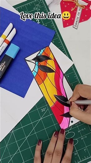 From Simple to Aesthetic 😍 Boho Art DIY #shorts #aesthetic #art #craft